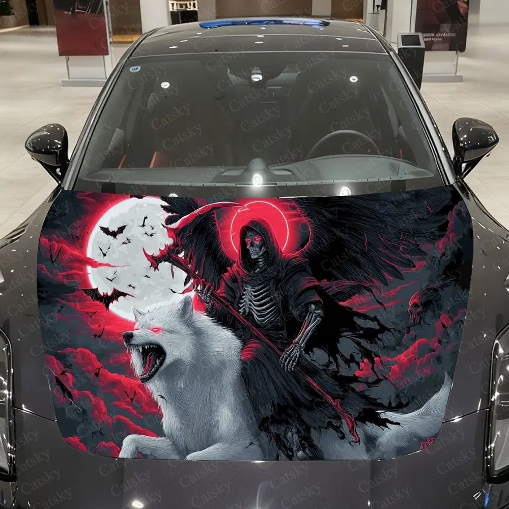 Dark Redeemer & War Wolf Totem Car Vinyl Wrap, PVC Waterproof Car Hood Sticker, Self-Adhesive Scratch-Resistant Stickers
Dark Redeemer & War Wolf Totem Car Vinyl Wrap, PVC Waterproof Car Hood Sticker, Self-Adhesive Scratch-Resistant Stickers