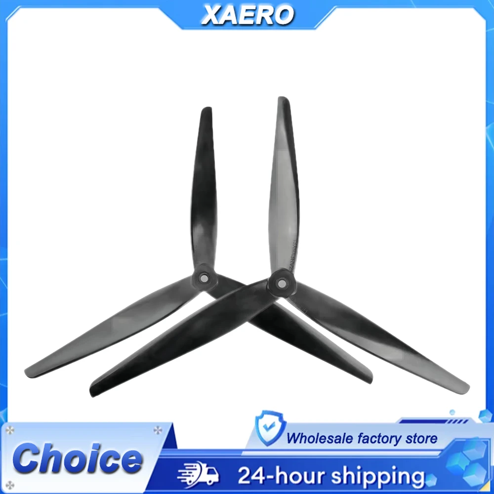Heavy Lift Drone Propeller 13 Inch 3-Blade - HQProp 13x9x3 V2 for X5210 Motor, High Thrust for X-Class & Payload Platforms
Heavy Lift Drone Propeller 13 Inch 3-Blade - HQProp 13x9x3 V2 for X5210 Motor, High Thrust for X-Class & Payload Platforms