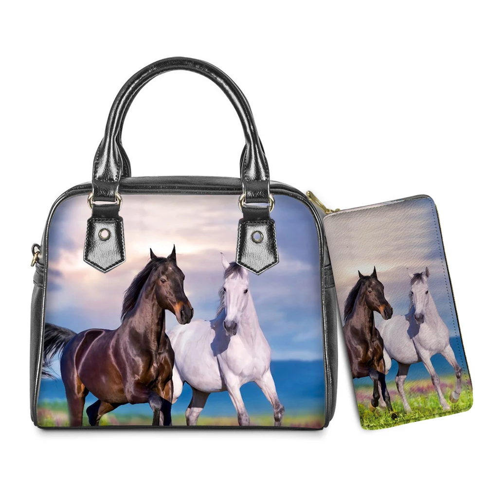 Jackherelook Cool Running Horse 2Pcs/Set Luxury PU Leather Cross Body Bags Fashion Handbag&Wallet for Ladies Bolsos Mujer Gift
Jackherelook Cool Running Horse 2Pcs/Set Luxury PU Leather Cross Body Bags Fashion Handbag&Wallet for Ladies Bolsos Mujer Gift