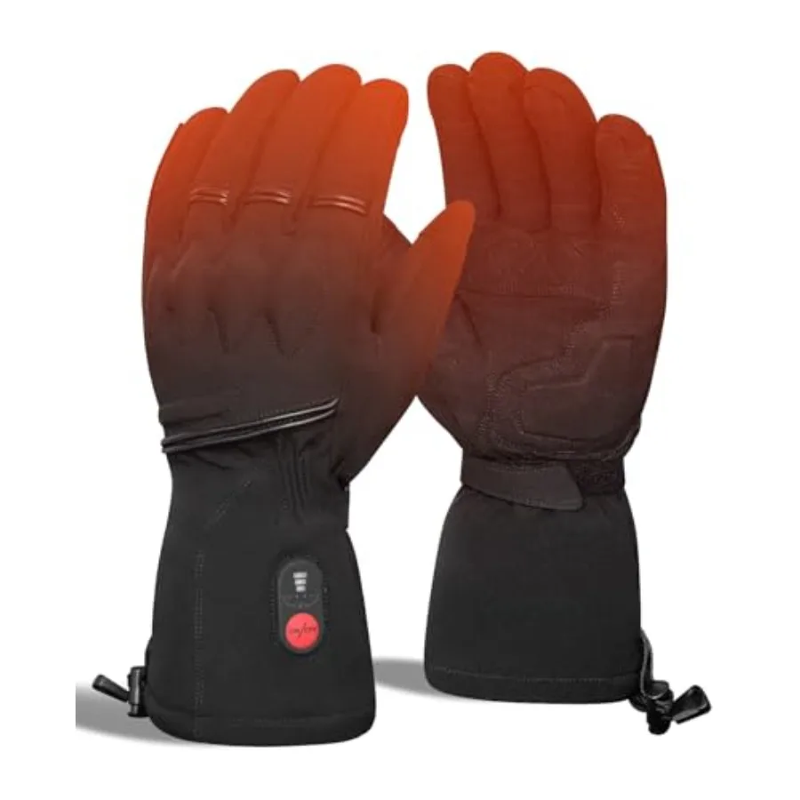 Heated Motorcycle Gloves for Commuting Touring - 7.4V 2200mAh Rechargeable Electric Winter Gear, Windproof Water-Resistant Touc
Heated Motorcycle Gloves for Commuting Touring - 7.4V 2200mAh Rechargeable Electric Winter Gear, Windproof Water-Resistant Touc