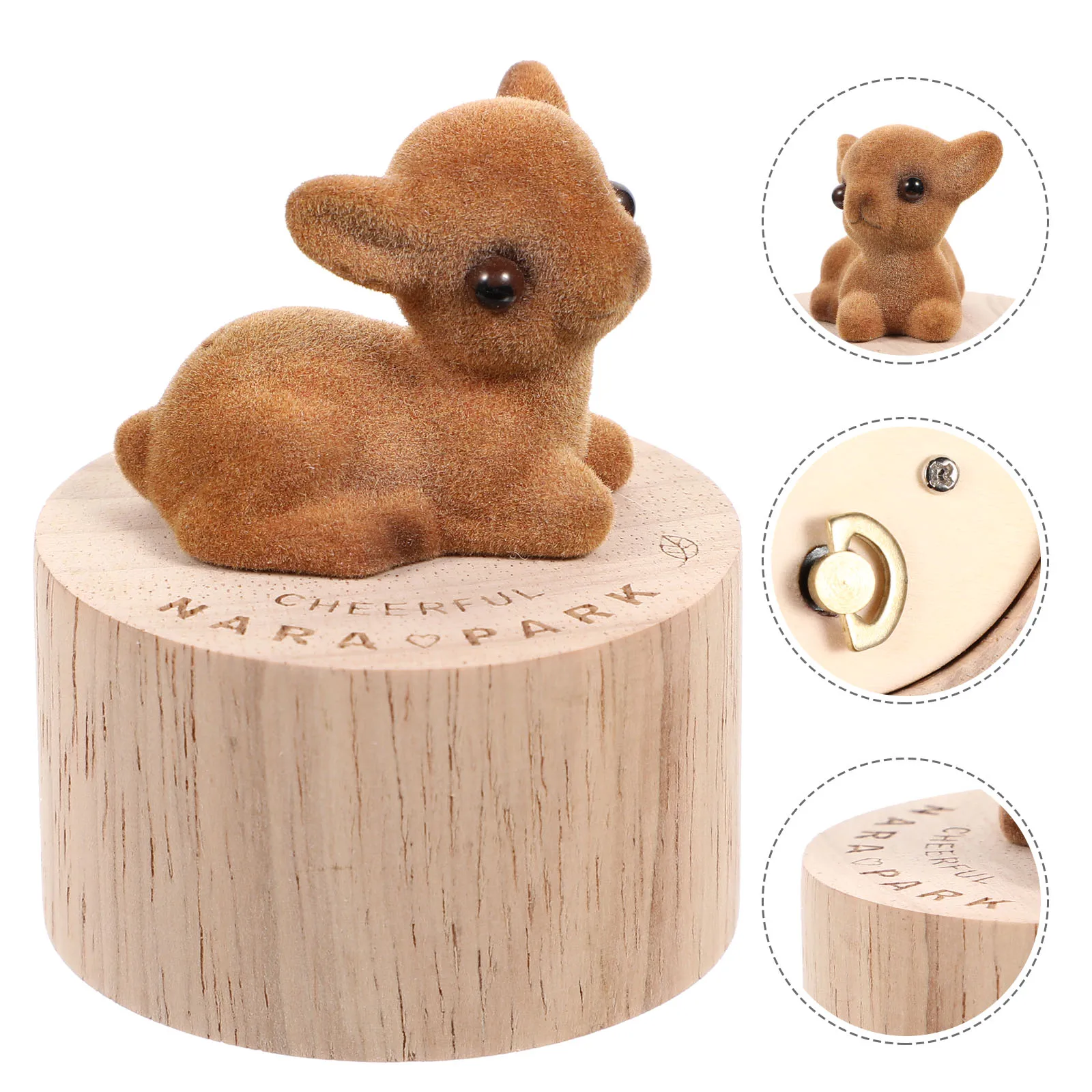 1pc Wooden Toy Ornament Animal Model Toy Cartoon Deer Melody Creative Music Home Wooden Music Box Wood Melody Box Decor
1pc Wooden Toy Ornament Animal Model Toy Cartoon Deer Melody Creative Music Home Wooden Music Box Wood Melody Box Decor