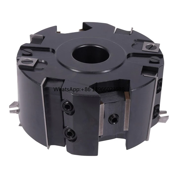 high performanceWoodworking Planer Head 125 x 60 mm Adjustable Kickback Serrated Drop/Groove Z4 Shear
high performanceWoodworking Planer Head 125 x 60 mm Adjustable Kickback Serrated Drop/Groove Z4 Shear