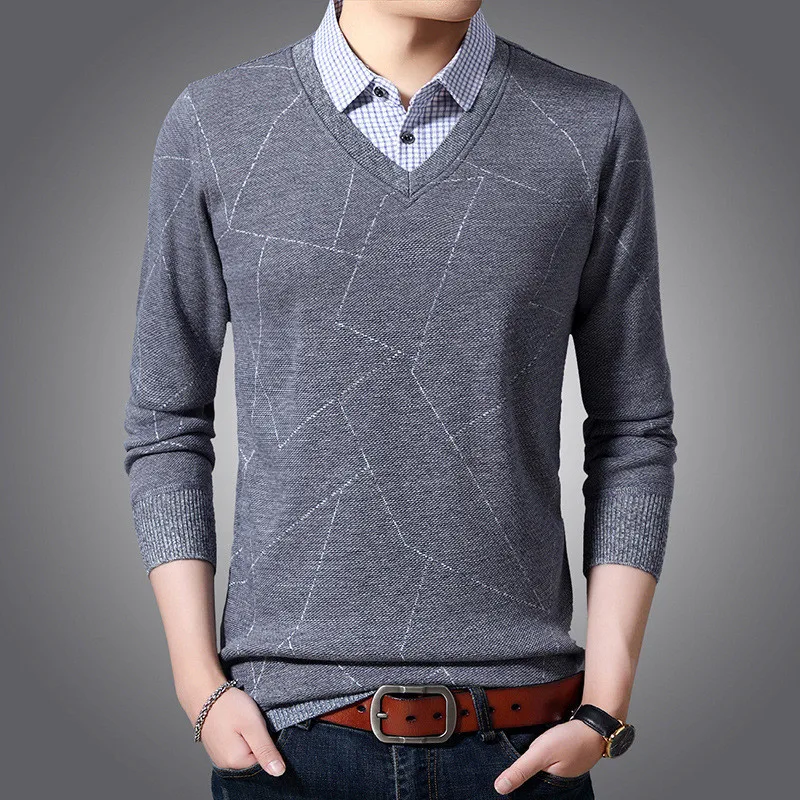 Fake Two Pieces 100% Cotton Polo Shirt for Men Long Sleeve Casual Autumn and Spring Clothing Luxury Fashion Men Polo Shirt
Fake Two Pieces 100% Cotton Polo Shirt for Men Long Sleeve Casual Autumn and Spring Clothing Luxury Fashion Men Polo Shirt