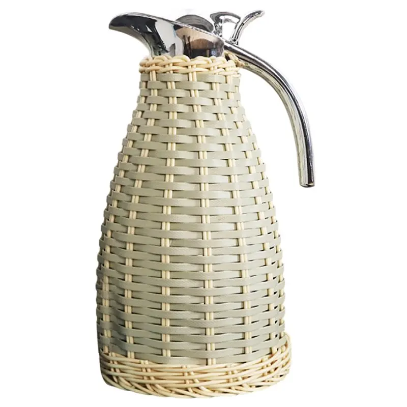 AB33-Kitchen Hot Water Tool 2L Bamboo Woven Handmade Kettle Stainless Steel Liner Decorative Traditional A
AB33-Kitchen Hot Water Tool 2L Bamboo Woven Handmade Kettle Stainless Steel Liner Decorative Traditional A