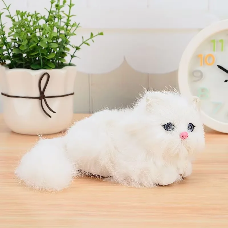 cute simulation white cat model,plastic&furs cat handicraft about 15x9cm 1462
cute simulation white cat model,plastic&furs cat handicraft about 15x9cm 1462