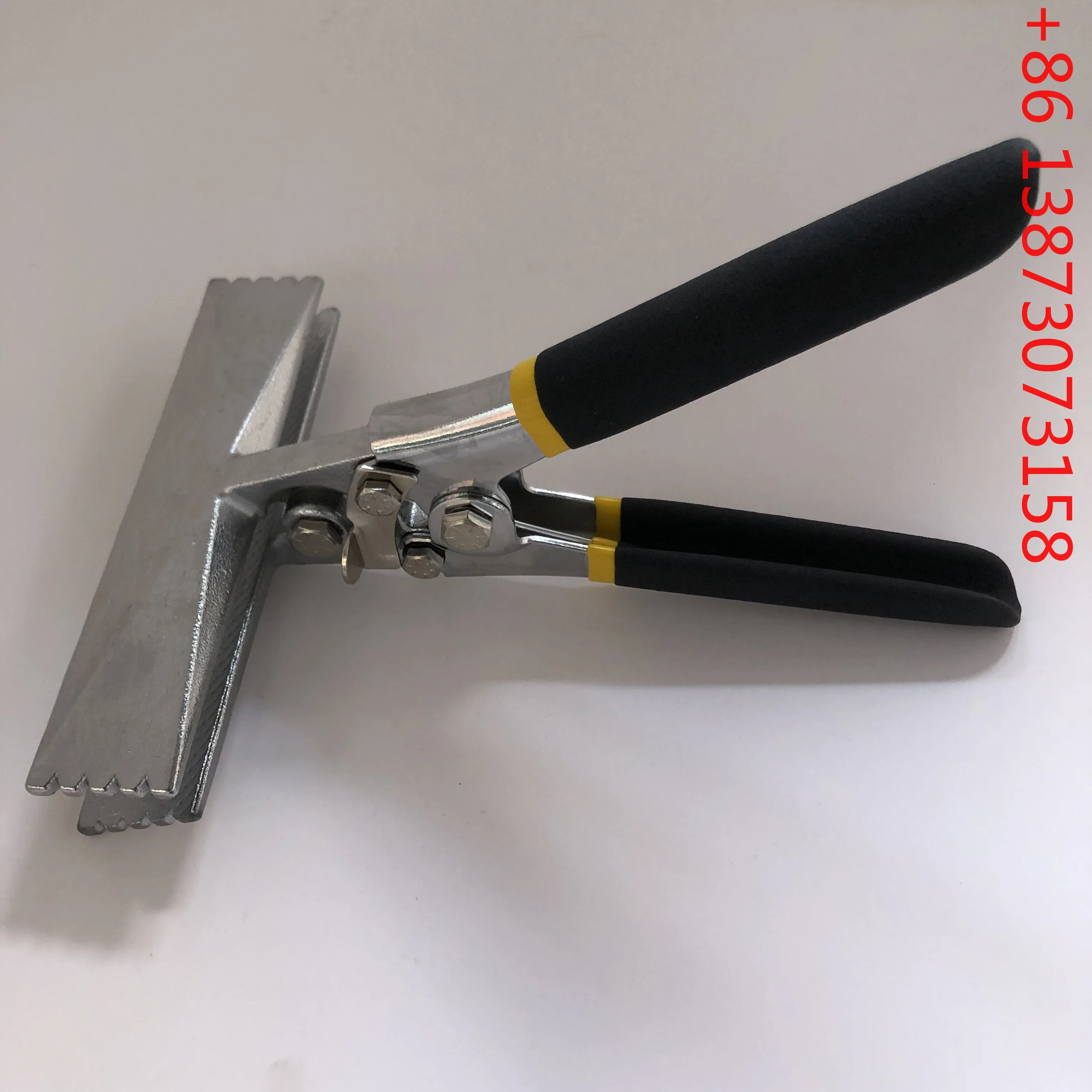 Hand Seamer, 6 Inch Straight Jaw Sheet Bender Tools for Flattening Metal, Bending Pliers with Double Dipped Cushion Handle
Hand Seamer, 6 Inch Straight Jaw Sheet Bender Tools for Flattening Metal, Bending Pliers with Double Dipped Cushion Handle