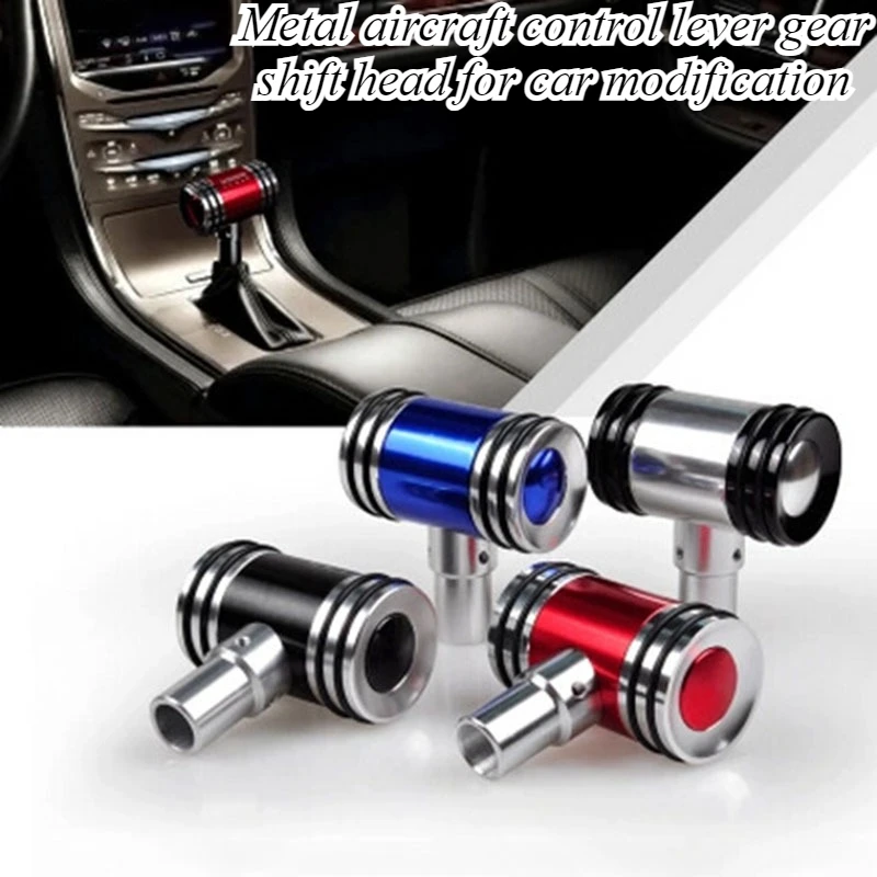 For Universal Weighted Metal Gear Shift Knob Aircraft Joystick Style Manual Transmission Shifter Head Heavy Feel Replacement Car 
For Universal Weighted Metal Gear Shift Knob Aircraft Joystick Style Manual Transmission Shifter Head Heavy Feel Replacement Car