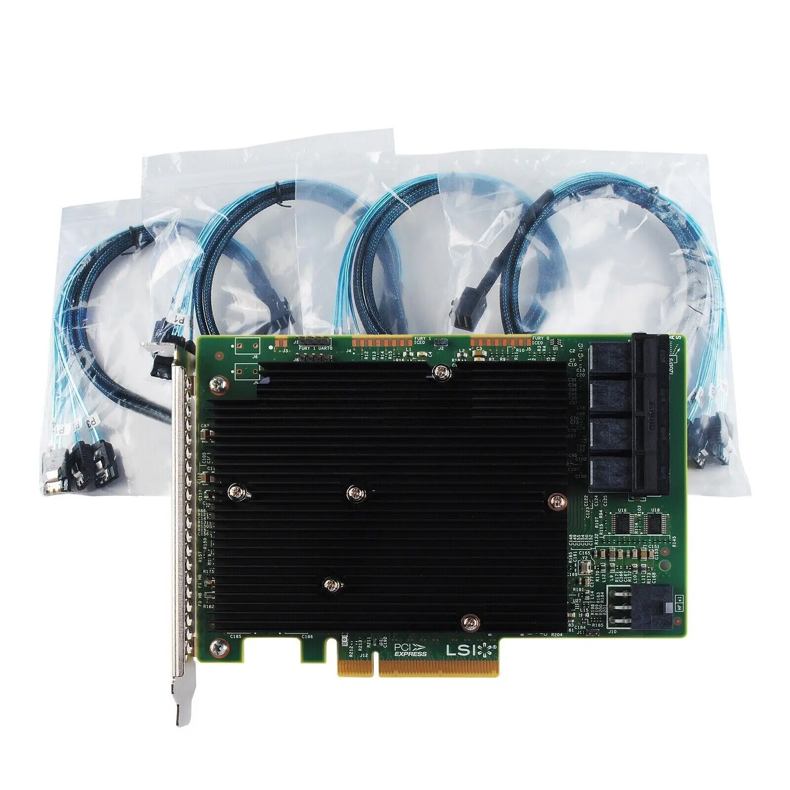 LSI SAS 9300-16I 12GB/S HBA BUS ADAPTER CARD IT Mode 4*SFF-8643 SATA Cabe UnRAID-
LSI SAS 9300-16I 12GB/S HBA BUS ADAPTER CARD IT Mode 4*SFF-8643 SATA Cabe UnRAID-