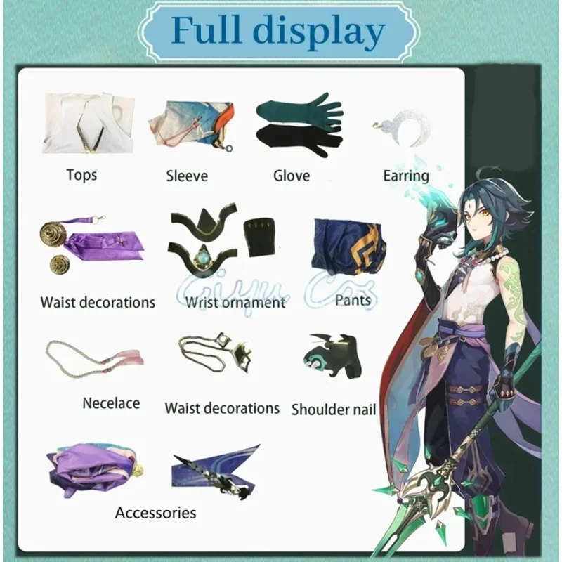 ♥Halloween Cosplay Costume Genshin Impact Xiao Adult Carnival Uniform Anime Costumes Women Game New 2026 Surprise Clothing
♥Halloween Cosplay Costume Genshin Impact Xiao Adult Carnival Uniform Anime Costumes Women Game New 2026 Surprise Clothing
