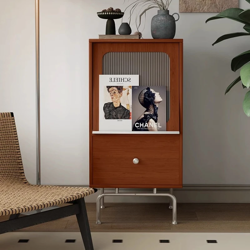 Nordic small side cabinet Japanese vertical TV sofa side locker living room antique display bucket
Nordic small side cabinet Japanese vertical TV sofa side locker living room antique display bucket