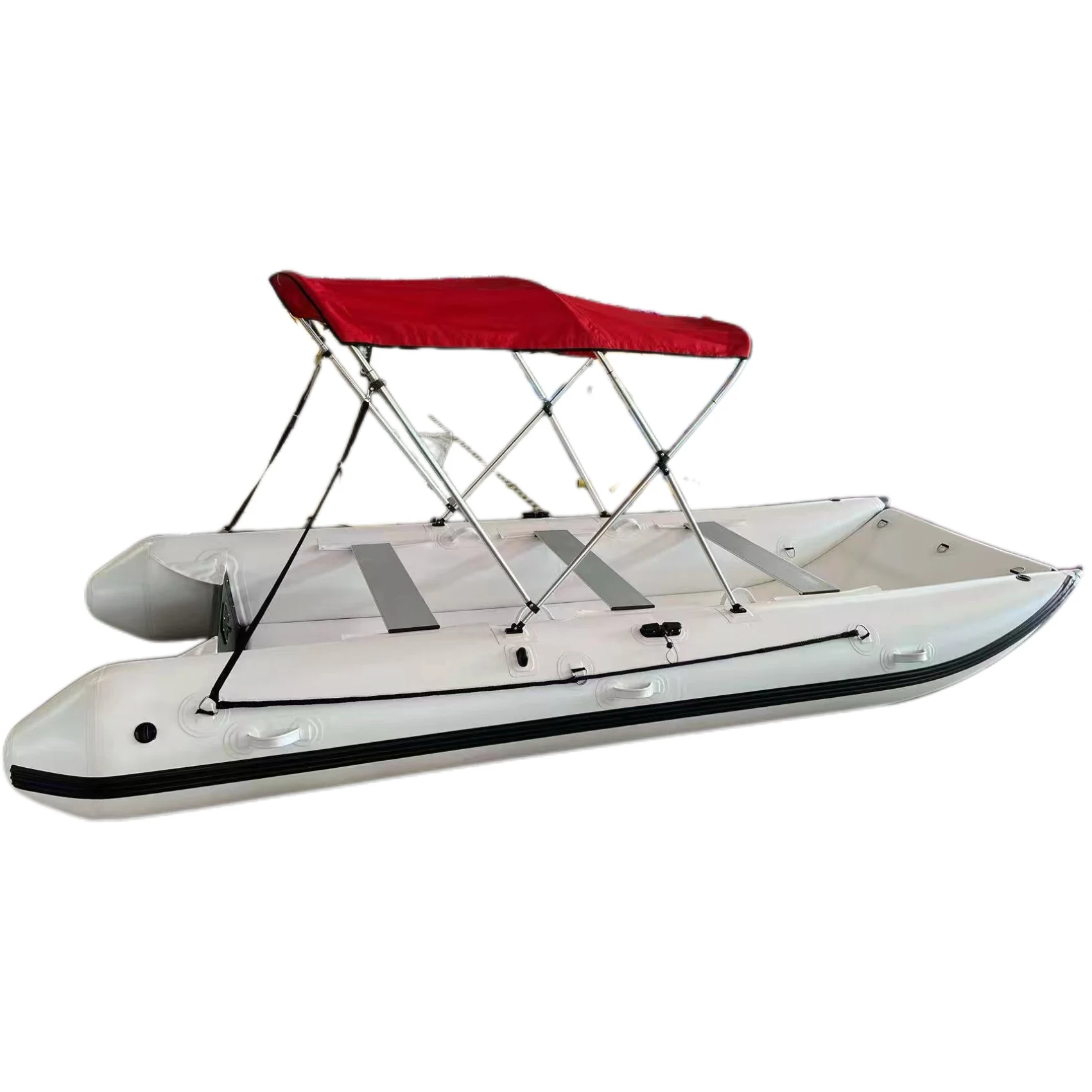 Thundercat High-Speed Inflatable Catamaran Boat 400 450 490 Pontoon Stable Folding PVC With Capacity For 6 Persons For Surfing
Thundercat High-Speed Inflatable Catamaran Boat 400 450 490 Pontoon Stable Folding PVC With Capacity For 6 Persons For Surfing