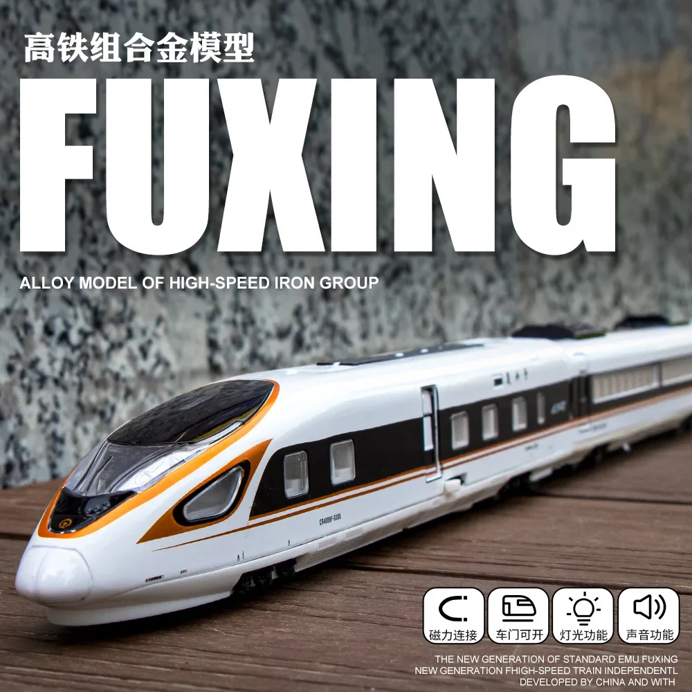 1:87 Fuxing and Harmony High-speed Railway Train Simulation Sound Light Car Model Ornament Education Realistic Train Toys
1:87 Fuxing and Harmony High-speed Railway Train Simulation Sound Light Car Model Ornament Education Realistic Train Toys