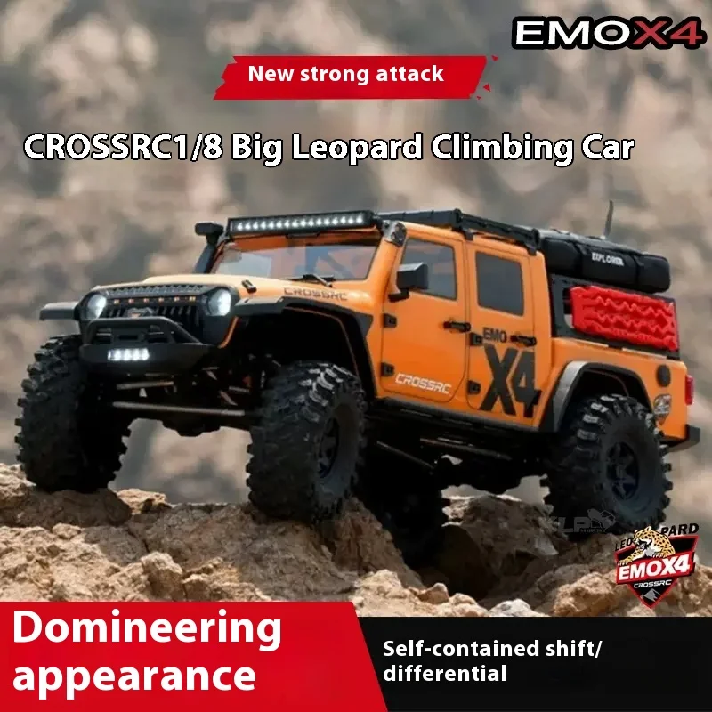 Crossrc New Product 1:8 Rtr Off Road 4x4 Climbing Car Emo X4 Big Leopard 4wd Remote Control Waterproof Off Road Vehicle
Crossrc New Product 1:8 Rtr Off Road 4x4 Climbing Car Emo X4 Big Leopard 4wd Remote Control Waterproof Off Road Vehicle