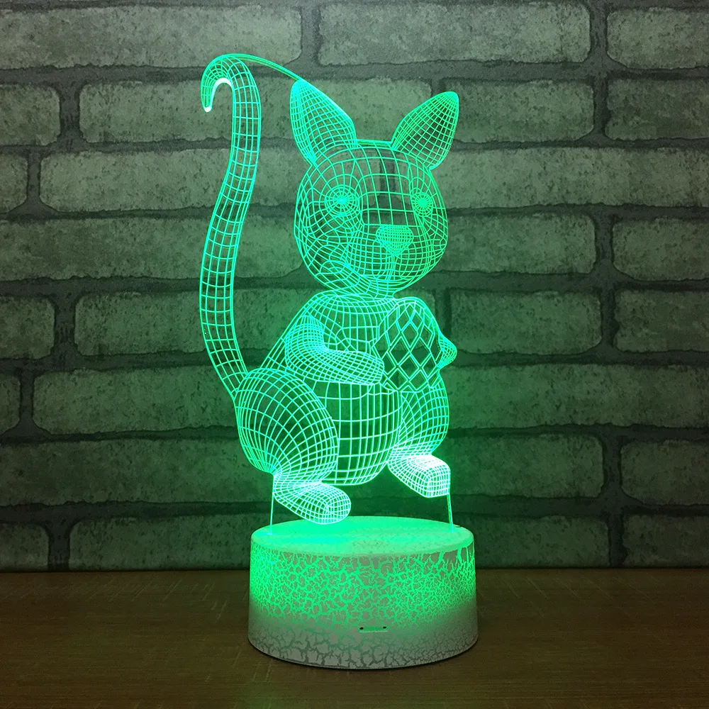 Colorful Led Night Light Touch And Discolor 3d Lamp Lovely Cartoon Children's Toys 7 Color Change 3d Light
Colorful Led Night Light Touch And Discolor 3d Lamp Lovely Cartoon Children's Toys 7 Color Change 3d Light