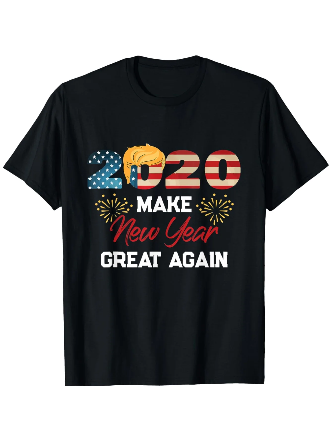 "Make New Year Great Again 2020" T-Shirt - 100% Cotton, Patriotic Unisex Holiday Gift (S-XXXL)
"Make New Year Great Again 2020" T-Shirt - 100% Cotton, Patriotic Unisex Holiday Gift (S-XXXL)
