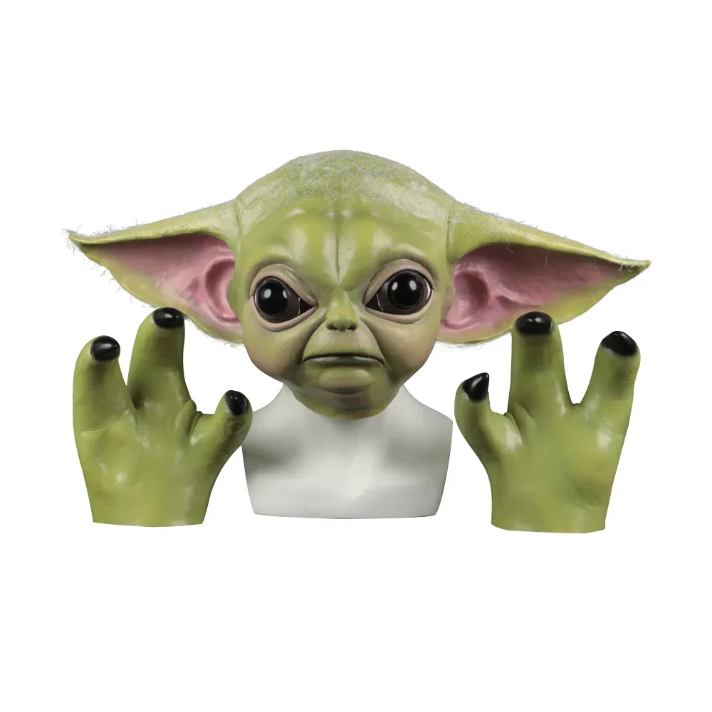 Cosplay Baby Yoda Mask Gloves Halloween Latex Masks Fancy Dress Yoda Helmet Headgear Adult Full Head 
Cosplay Baby Yoda Mask Gloves Halloween Latex Masks Fancy Dress Yoda Helmet Headgear Adult Full Head