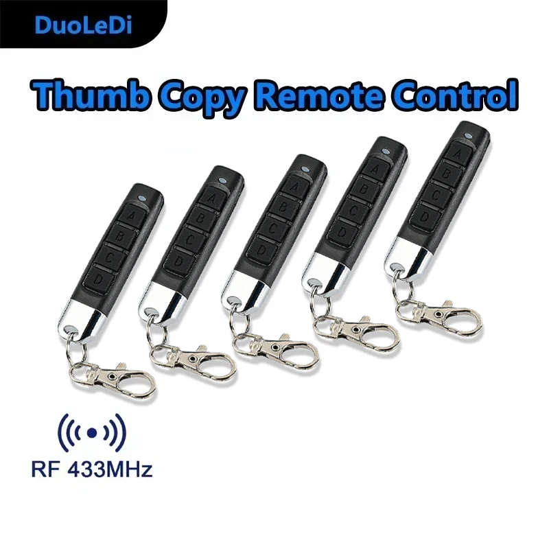 1/5PCS Copy Remote Control 433MHz Electric Garage Door Opener Wireless Controll Duplicator Clone Cloning Code Transmitter
1/5PCS Copy Remote Control 433MHz Electric Garage Door Opener Wireless Controll Duplicator Clone Cloning Code Transmitter
