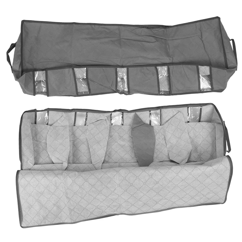 2 Pack Underbed Storage Bag,Clothes Storage Bag Clear Window,For Clothes/Blanket
2 Pack Underbed Storage Bag,Clothes Storage Bag Clear Window,For Clothes/Blanket