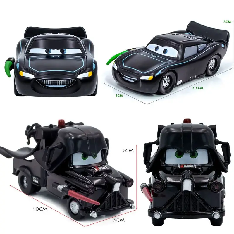 IN STOCK Disney Pixar Cars Lightning McQueen Mater as Darth Vader 1:55 Metal Model Racing Car Toys Children's Birthday Gifts
IN STOCK Disney Pixar Cars Lightning McQueen Mater as Darth Vader 1:55 Metal Model Racing Car Toys Children's Birthday Gifts