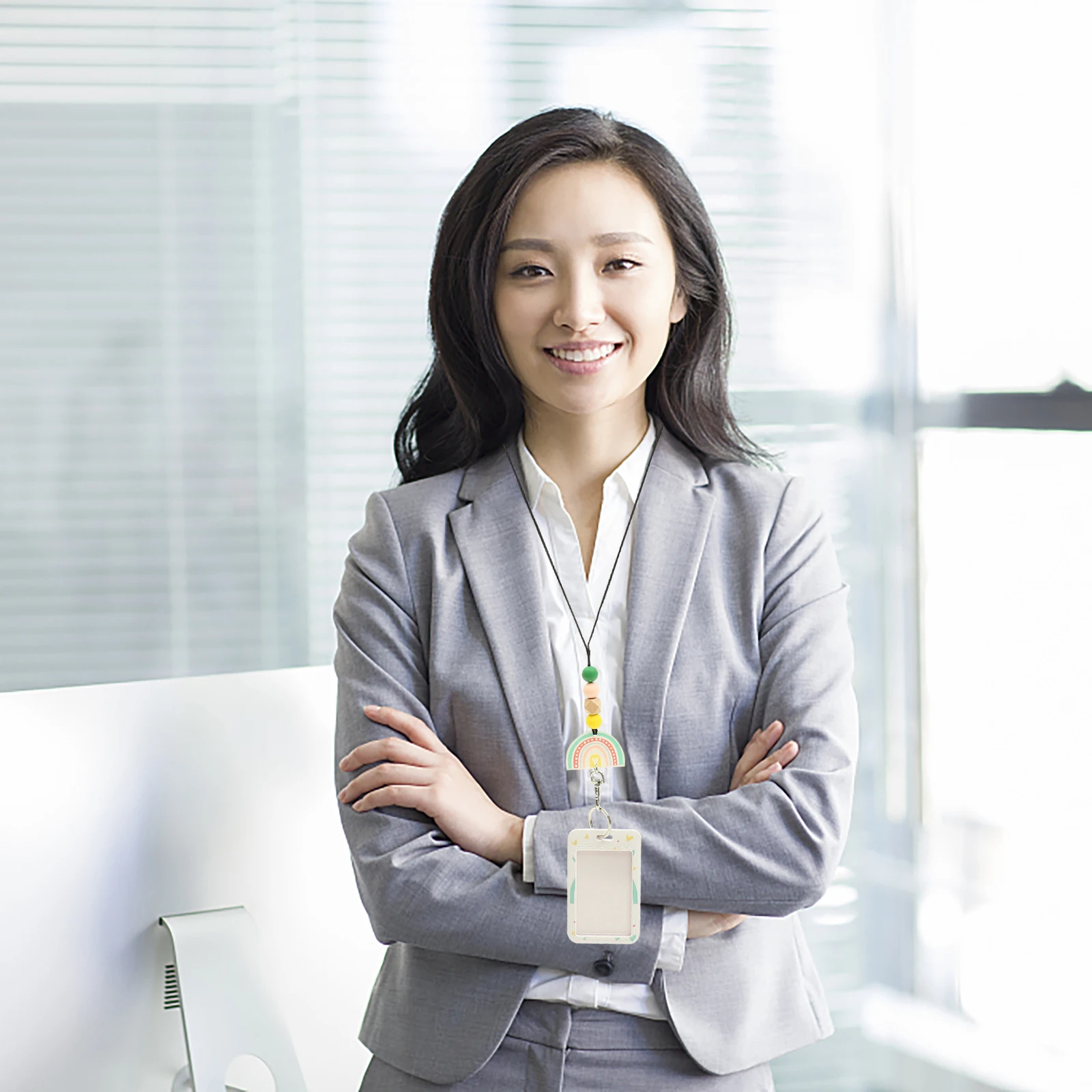 ID Card Holder Lanyard Vertical Sleeve Badge with Name Holders Sleeves Cover Teacher Separate
ID Card Holder Lanyard Vertical Sleeve Badge with Name Holders Sleeves Cover Teacher Separate