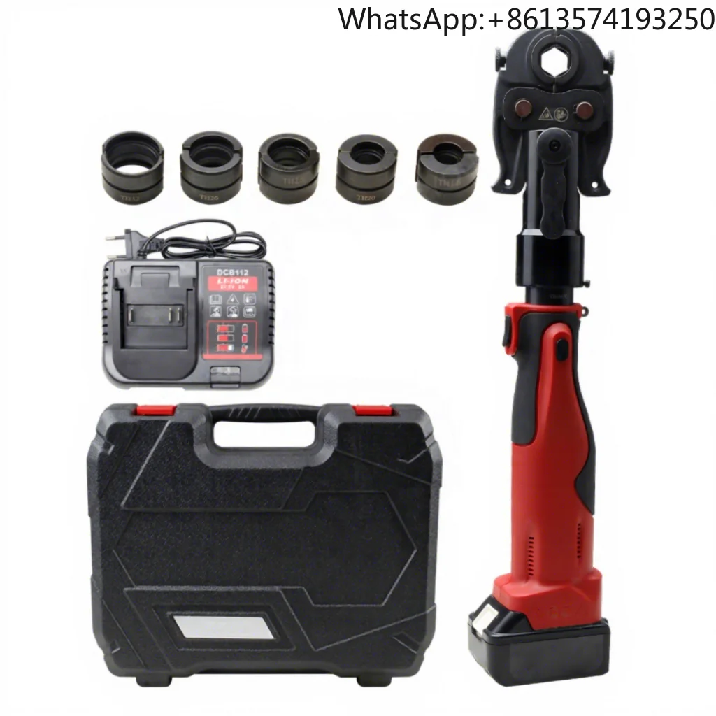 ES-1930 Hydraulic Battery Press Tool for Stainless/Copper/PEX & Multi-layer Pipes 110V-220V DC18V/4.0Ah Li-ion 19KN Force
ES-1930 Hydraulic Battery Press Tool for Stainless/Copper/PEX & Multi-layer Pipes 110V-220V DC18V/4.0Ah Li-ion 19KN Force