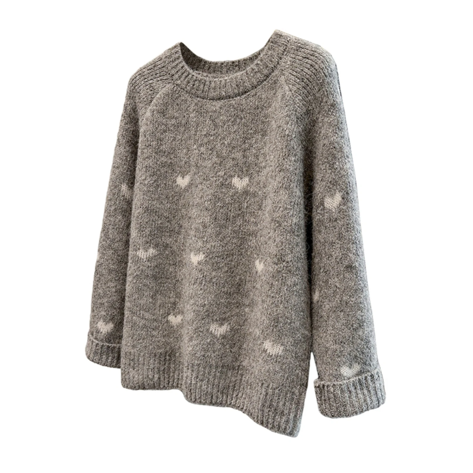 Love Jacquard Sweater Women Autumn Winter 2025 New Fashion O-neck Long Sleeve Kniited Pullovers Soft Thermal Loose Knitwear
Love Jacquard Sweater Women Autumn Winter 2025 New Fashion O-neck Long Sleeve Kniited Pullovers Soft Thermal Loose Knitwear