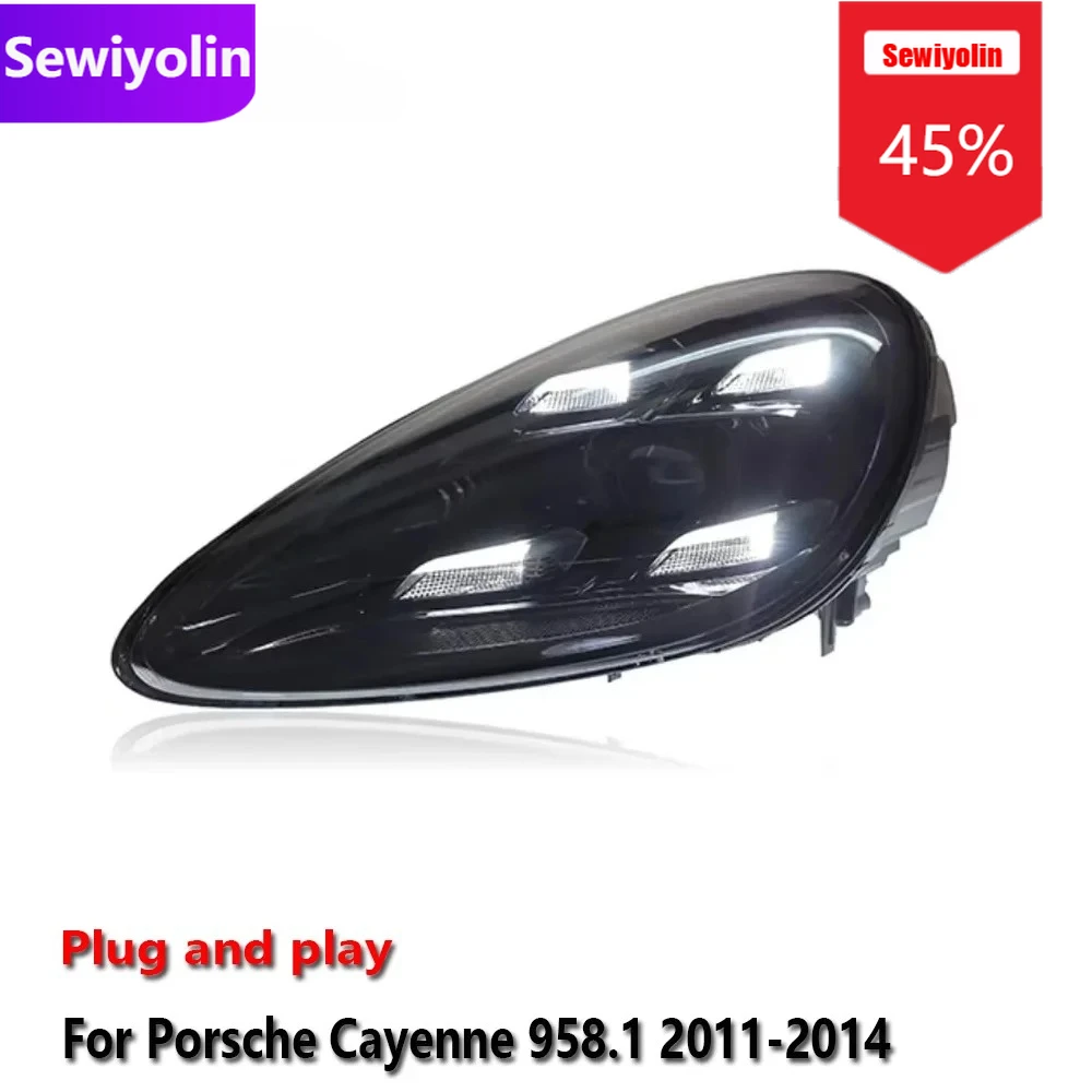 Car DRL LED Headlight Assemblies For Porsche Cayenne 958.1 2011-2014 Fog DRL Brake Turn Signal Lamp Plug And Play
Car DRL LED Headlight Assemblies For Porsche Cayenne 958.1 2011-2014 Fog DRL Brake Turn Signal Lamp Plug And Play