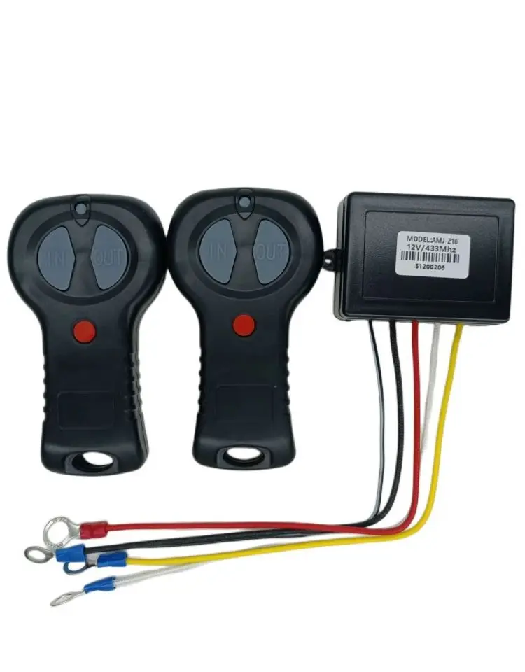 12V 24V Electric Winch Switch Controller Wireless Remote Control Accessories for Jeep Off Road 4x4 ATV Trailer Boat Universal
12V 24V Electric Winch Switch Controller Wireless Remote Control Accessories for Jeep Off Road 4x4 ATV Trailer Boat Universal