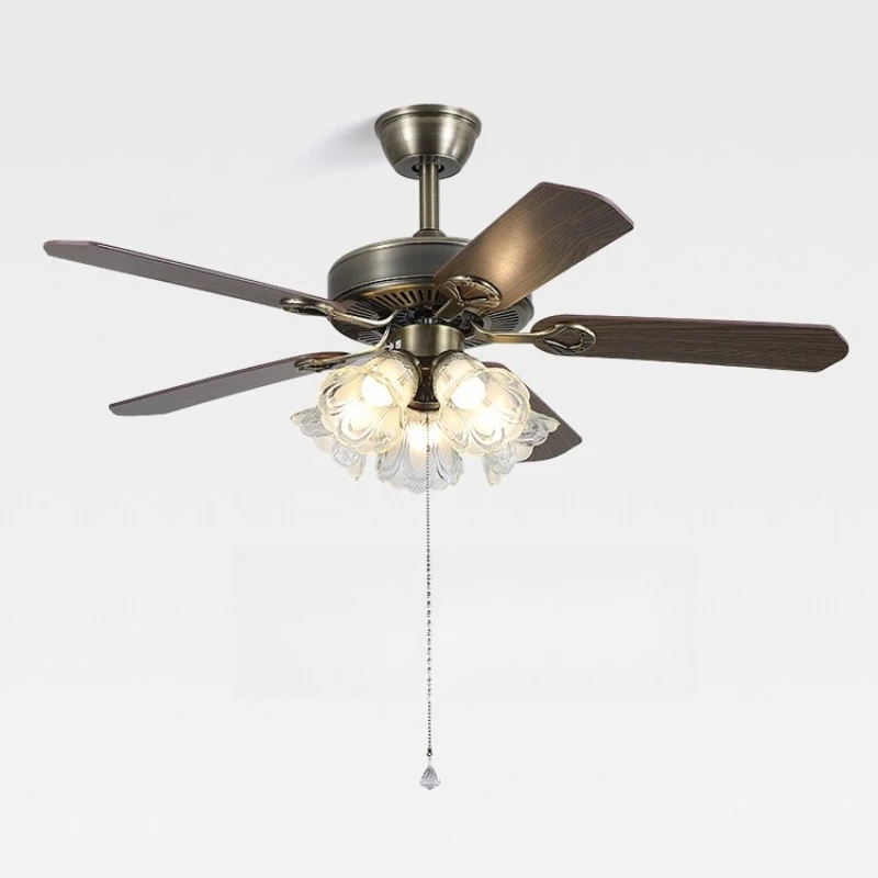 American retro restaurant eye protection ceiling fan light antique style dining room dining table lamp living room ceiling
American retro restaurant eye protection ceiling fan light antique style dining room dining table lamp living room ceiling
