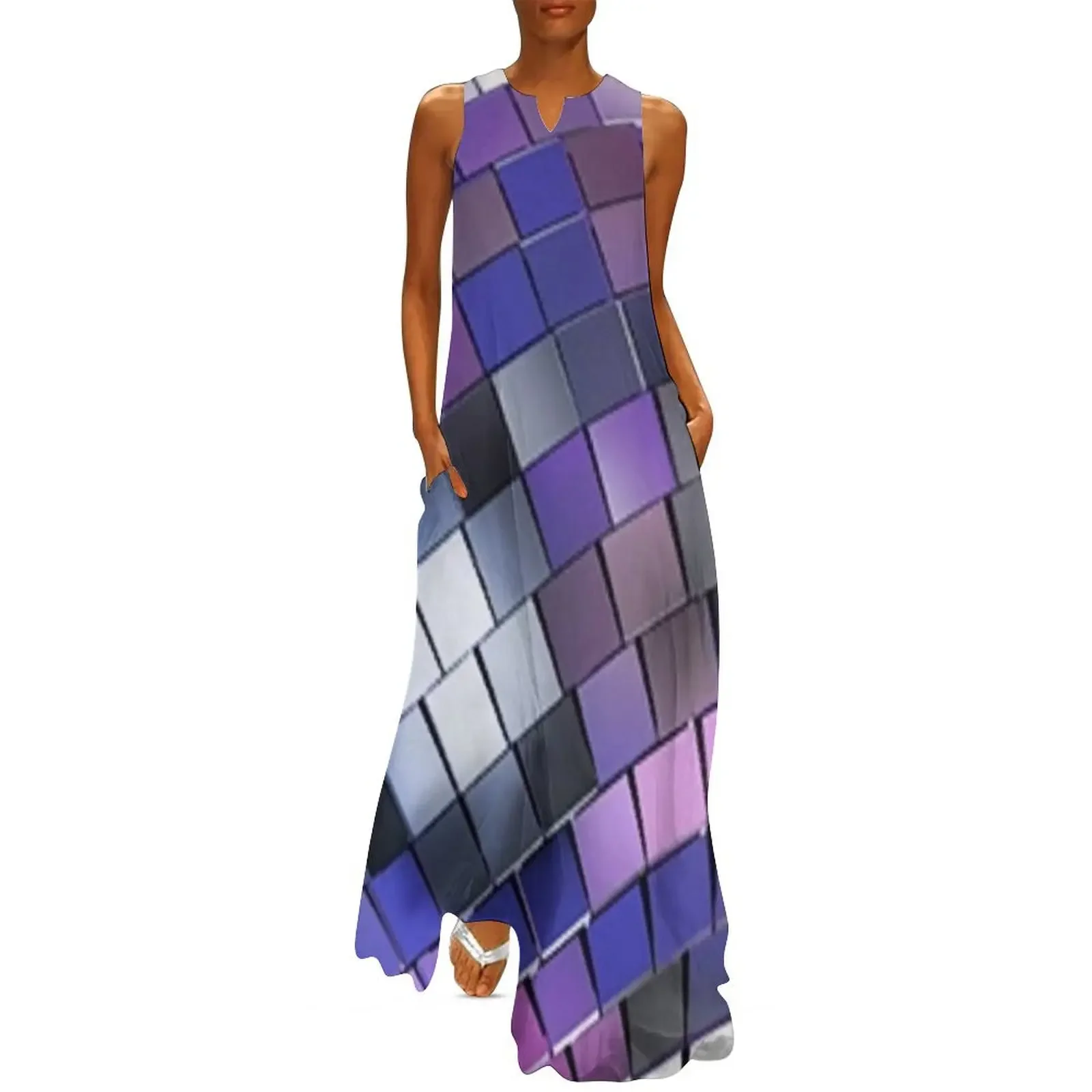 Real Disco ball disco fever boogie dance 70s club disco party checkered Long Dress women's fashion dresses Dress
Real Disco ball disco fever boogie dance 70s club disco party checkered Long Dress women's fashion dresses Dress