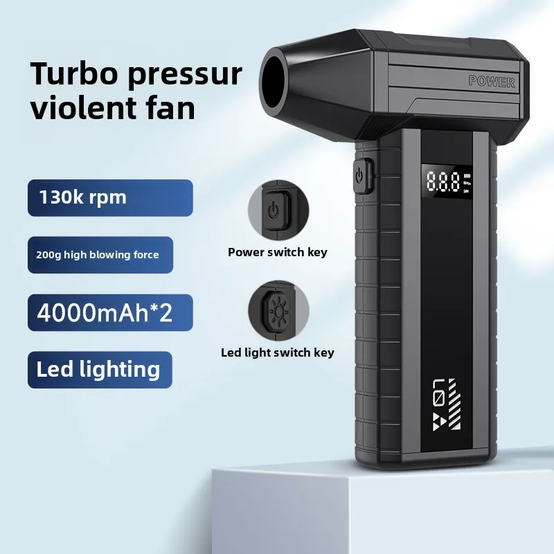Violent Turbo Fan Handheld Brushless High Power Suction Blowing Integrated Computer Case Keyboard Wireless Cleaning Dust Blower
Violent Turbo Fan Handheld Brushless High Power Suction Blowing Integrated Computer Case Keyboard Wireless Cleaning Dust Blower