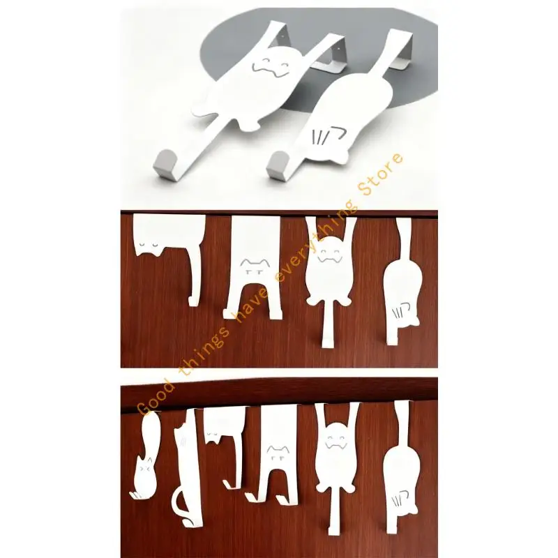 6PCS Cats Shaped Wall Hooks Metal Hangers For Hanging Coat Hats Towels Kitchen Tool Over Door Space Saving Home Decoration 55KF
6PCS Cats Shaped Wall Hooks Metal Hangers For Hanging Coat Hats Towels Kitchen Tool Over Door Space Saving Home Decoration 55KF