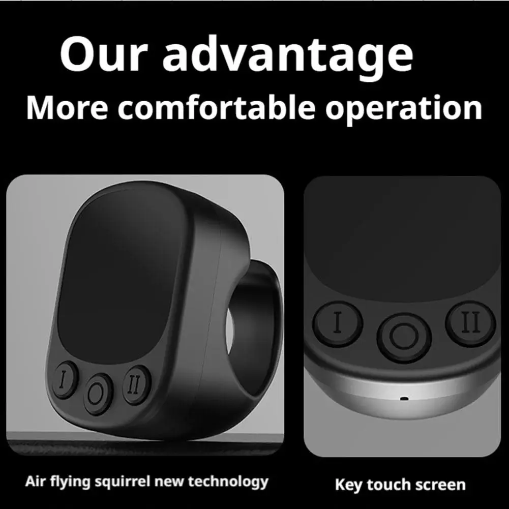 1Pc Smart Ring Bluetooth Remote Control with Touchpad Automatic Continuous Clicker Scrolling Remote Control Ring
1Pc Smart Ring Bluetooth Remote Control with Touchpad Automatic Continuous Clicker Scrolling Remote Control Ring