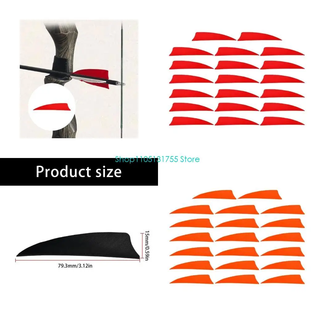 K0EF 20Pcs 3inch Turkey Fletching Arrows Fletching Arrows Accessories
K0EF 20Pcs 3inch Turkey Fletching Arrows Fletching Arrows Accessories