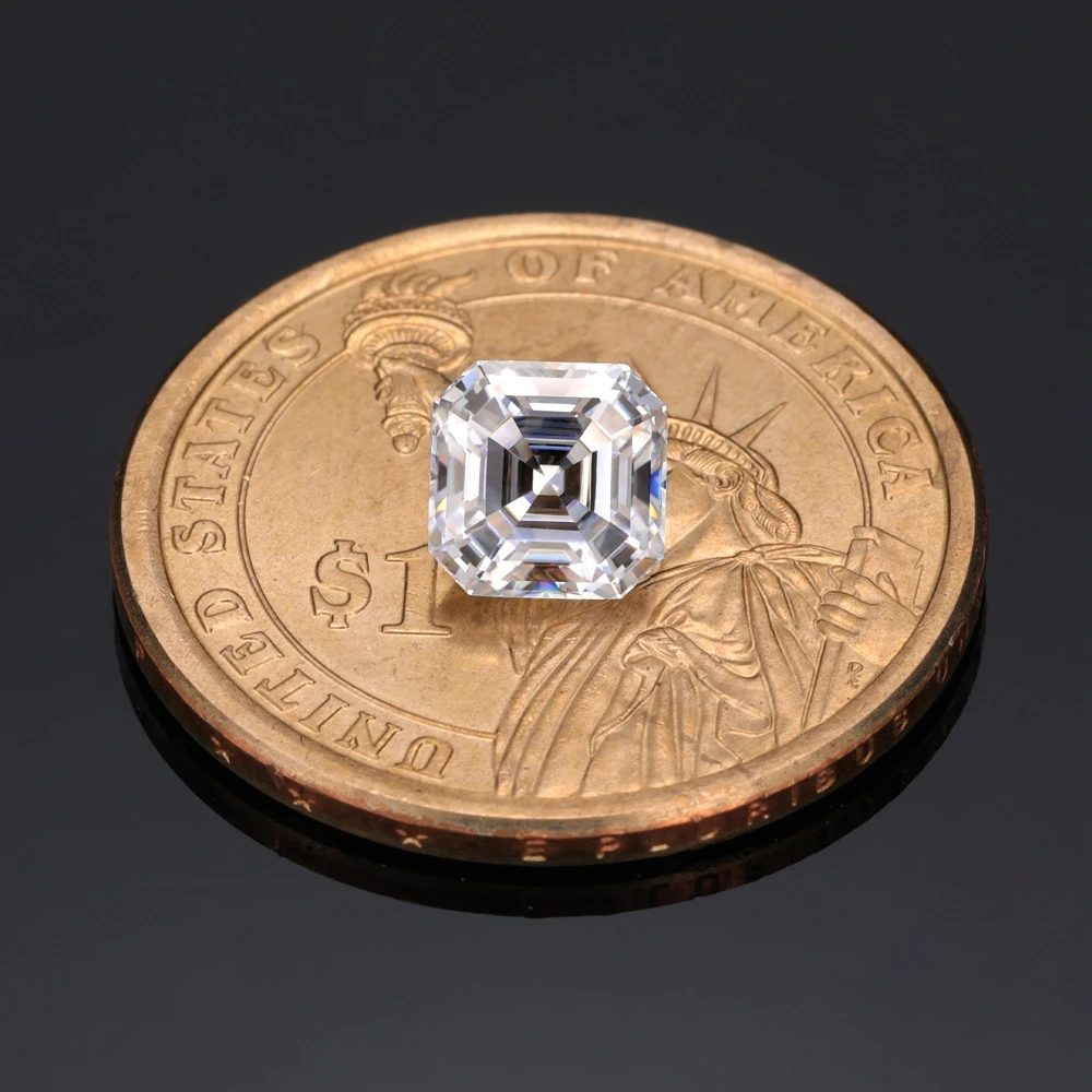 Eme jewe Asscher Cut Moissanite Loose Stone, White D Color VVS1 Clarity Excellent Cut For Jewelry Making With Certificate
Eme jewe Asscher Cut Moissanite Loose Stone, White D Color VVS1 Clarity Excellent Cut For Jewelry Making With Certificate