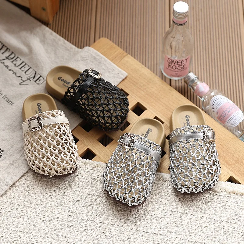Girls Mesh Breathable Closed Toe Half Slippers Flats 2026 Summer Trend Casual Sport Walking Shoes Children's Slingback Sandals
Girls Mesh Breathable Closed Toe Half Slippers Flats 2026 Summer Trend Casual Sport Walking Shoes Children's Slingback Sandals
