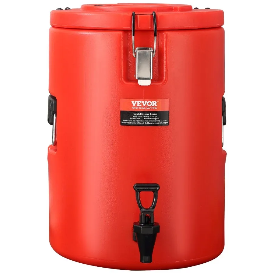 Stainless Steel Insulated Beverage Dispenser 4.5 Gallon 17.2 Liter Thermal Hot and Cold Drink Server Dispenser with Spigot Han
Stainless Steel Insulated Beverage Dispenser 4.5 Gallon 17.2 Liter Thermal Hot and Cold Drink Server Dispenser with Spigot Han