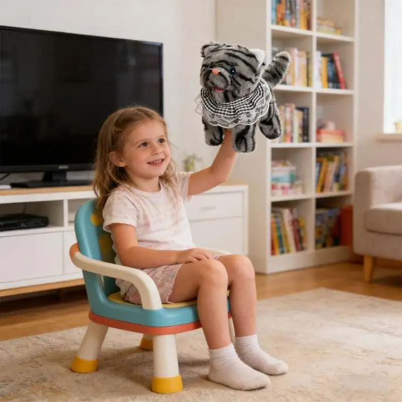 Sound Sensing Cats Toy with Realistic Movement Plush Animal Doll Electric Leash Cats Toy for Parents Kids Indoor Activity
Sound Sensing Cats Toy with Realistic Movement Plush Animal Doll Electric Leash Cats Toy for Parents Kids Indoor Activity