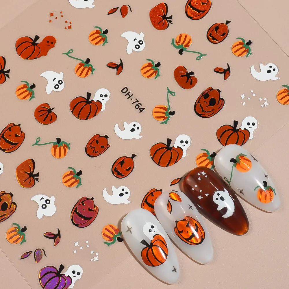 Halloween Laser Pumpkin Spider Nail Stickers | Holographic Self-Adhesive Nail Art Decals for DIY Manicure
Halloween Laser Pumpkin Spider Nail Stickers | Holographic Self-Adhesive Nail Art Decals for DIY Manicure