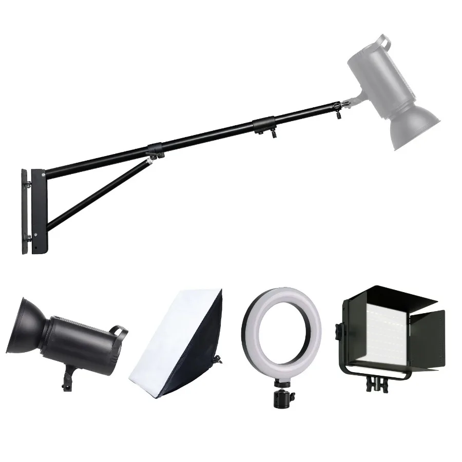 170cm 135cm Heavy Wall Mount Boom Arm Projector Bracket for Photography Studio Softbox Video Strobe Ring Lights
170cm 135cm Heavy Wall Mount Boom Arm Projector Bracket for Photography Studio Softbox Video Strobe Ring Lights