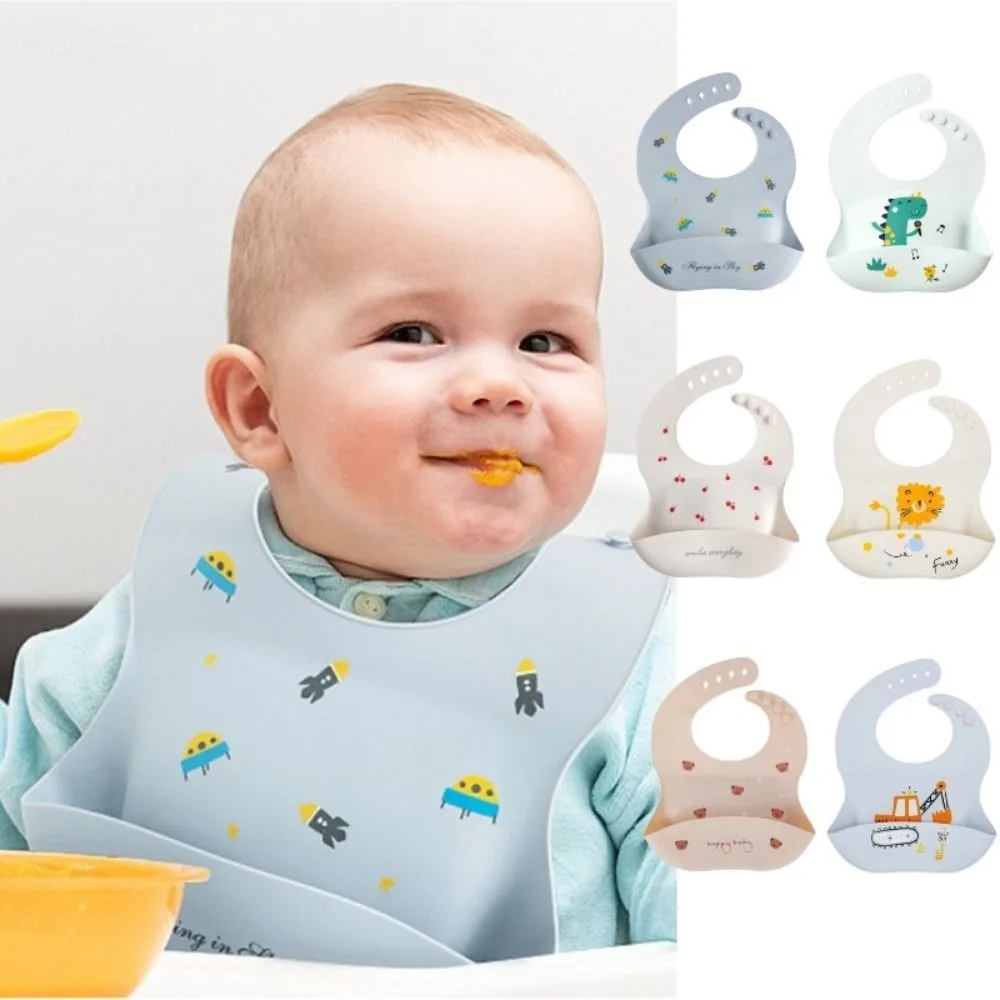 Cute Soft Silicone Waterproof Bibs Cartoon Printed Adjustable Toddlers Bibs Kids Feeding Baby Bibs Kids
Cute Soft Silicone Waterproof Bibs Cartoon Printed Adjustable Toddlers Bibs Kids Feeding Baby Bibs Kids