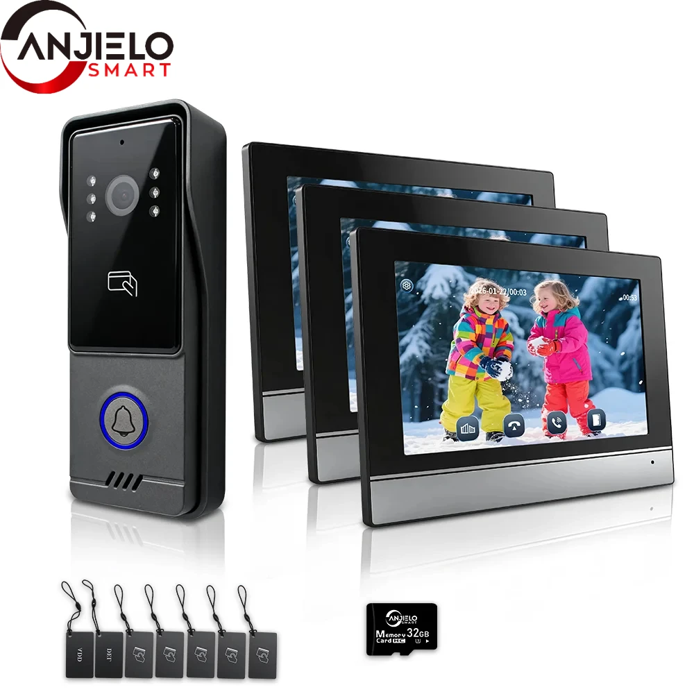 ANJIELO Home Security System Hybrid Wired App Integration Crystal Clear Two-Way Communication Remote Door Unlock Feature
ANJIELO Home Security System Hybrid Wired App Integration Crystal Clear Two-Way Communication Remote Door Unlock Feature