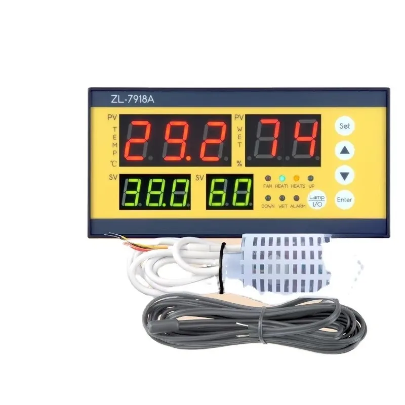 ZL-7918A, egg hatching machine controller, Xm-18 hatching machine controller, hatching machine temperature and humidity
ZL-7918A, egg hatching machine controller, Xm-18 hatching machine controller, hatching machine temperature and humidity