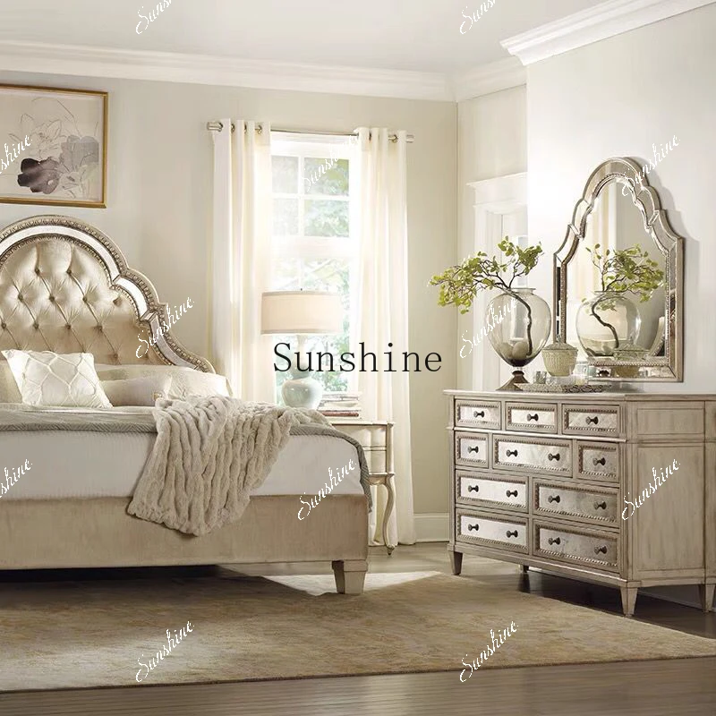 Light luxury home 510 drawers antique white old furniture storage solid wood chest FT
Light luxury home 510 drawers antique white old furniture storage solid wood chest FT