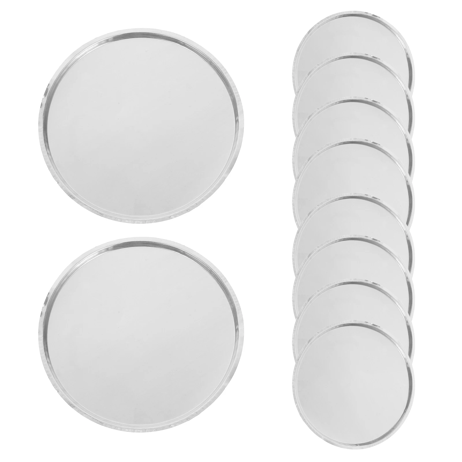 10 Pcs Laboratory Weighing Dishes 50ml Sample Pans Dispensing Tray Aluminum Scale Boats Plate
10 Pcs Laboratory Weighing Dishes 50ml Sample Pans Dispensing Tray Aluminum Scale Boats Plate