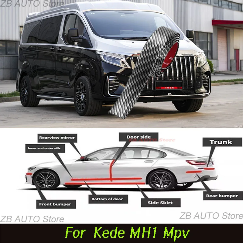 For Kede MH1 Mpv Strong adhesive bumper strip, front and rear lip side skirts, collision and scratch resistant, suitable
For Kede MH1 Mpv Strong adhesive bumper strip, front and rear lip side skirts, collision and scratch resistant, suitable