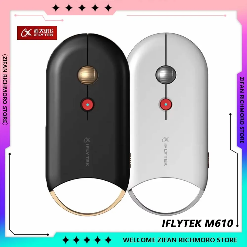 IFLYTEK M610 AI интеллектуальная малошумная мышь для конференций, голосовая страница, двухрежимная беспроводная Bluetooth-мышь на заказ, офисный аксессуар для ПК
IFLYTEK M610 AI интеллектуальная малошумная мышь для конференций, голосовая страница, двухрежимная беспроводная Bluetooth-мышь на заказ, офисный аксессуар для ПК