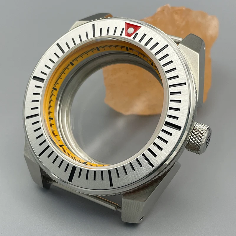 43mm NH35 Watch Case Sapphire Crystal Glass Samurai King Case Fits NH36 NH35 4R 7S26 Movement 28.5mm Dial Transparent Back Cover
43mm NH35 Watch Case Sapphire Crystal Glass Samurai King Case Fits NH36 NH35 4R 7S26 Movement 28.5mm Dial Transparent Back Cover