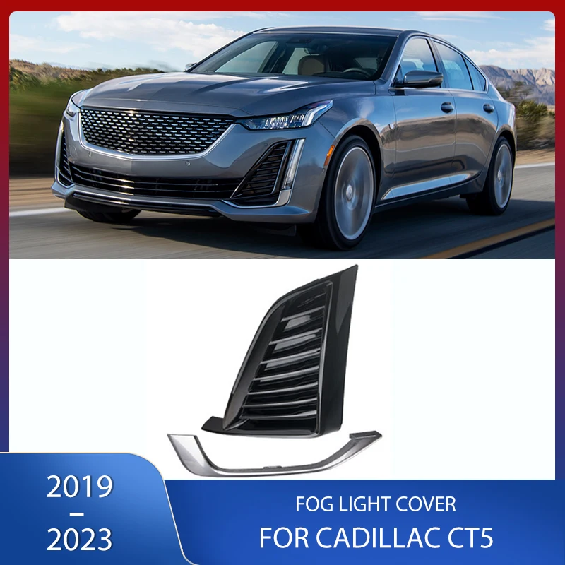 Front Bumper ABS Fog Light Cover Lamp Hood Frame Trim Chrome Decorative Strip For Cadillac CT5 2019 2020 2021 2022 2023
Front Bumper ABS Fog Light Cover Lamp Hood Frame Trim Chrome Decorative Strip For Cadillac CT5 2019 2020 2021 2022 2023