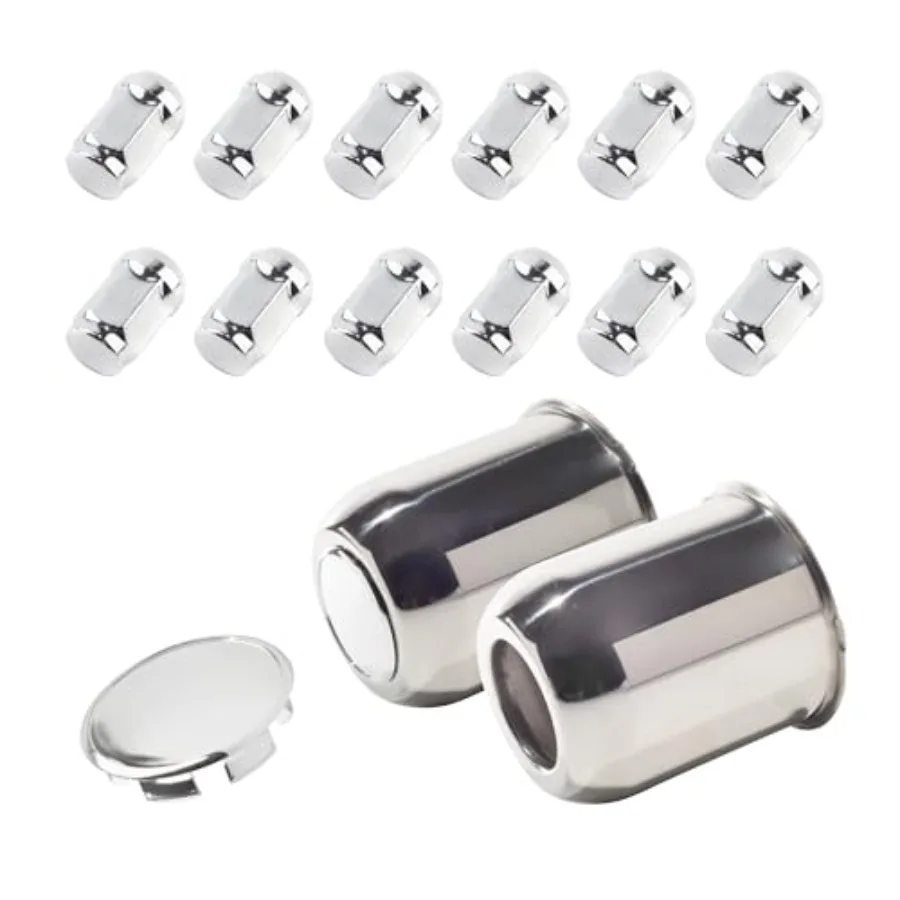 2-Pack Trailer Push Through Center Caps and Trailer Wheel Lug Sets - 3.74in Wheel Center Caps Wheel Cover Stainless Steel Hub C
2-Pack Trailer Push Through Center Caps and Trailer Wheel Lug Sets - 3.74in Wheel Center Caps Wheel Cover Stainless Steel Hub C